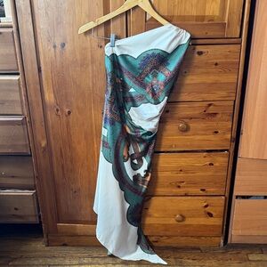 Marciano Elegant Cream and Green Dress